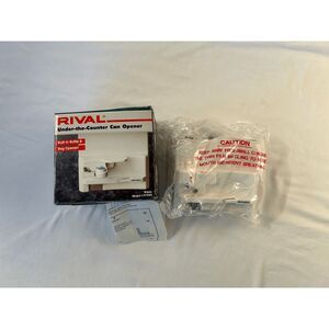 Rival Under the Counter Can Opener, White, Model CN7600, New, Open Box